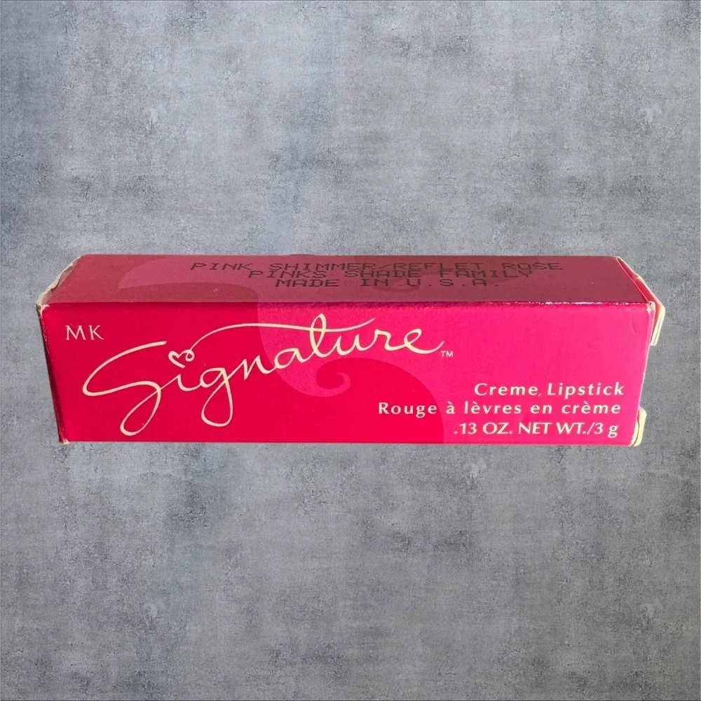 Rare Mary Kay MK Signature Creme Lipstick Pink Shimmer 0013/001130 .13oz NIB‎